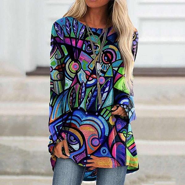 women's t-shirt 2021 women casual long sleeve vintage oil painting spring autumn o-neck fashion elegant tee shirt, White
women's t-shirt 2021 women casual long sleeve vintage oil painting spring autumn o-neck fashion elegant tee shirt, White