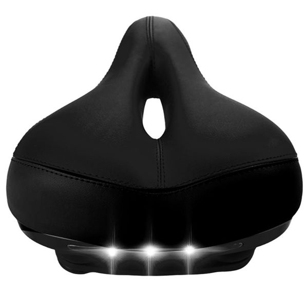 bike saddles hollow absorption saddle thickened broaden cushion comfortable seat with taillight without battery (black)
bike saddles hollow absorption saddle thickened broaden cushion comfortable seat with taillight without battery (black)