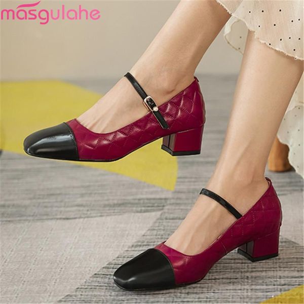 dress shoes masgulahe 2021 arrival fashion women pumps genuine leather mixed colors ladies summer party, Black
dress shoes masgulahe 2021 arrival fashion women pumps genuine leather mixed colors ladies summer party, Black