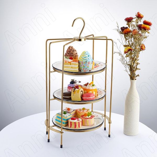 other bakeware creative metal cake stand european western restaurant deskdessert display three layers wedding center fruit organizer
other bakeware creative metal cake stand european western restaurant deskdessert display three layers wedding center fruit organizer