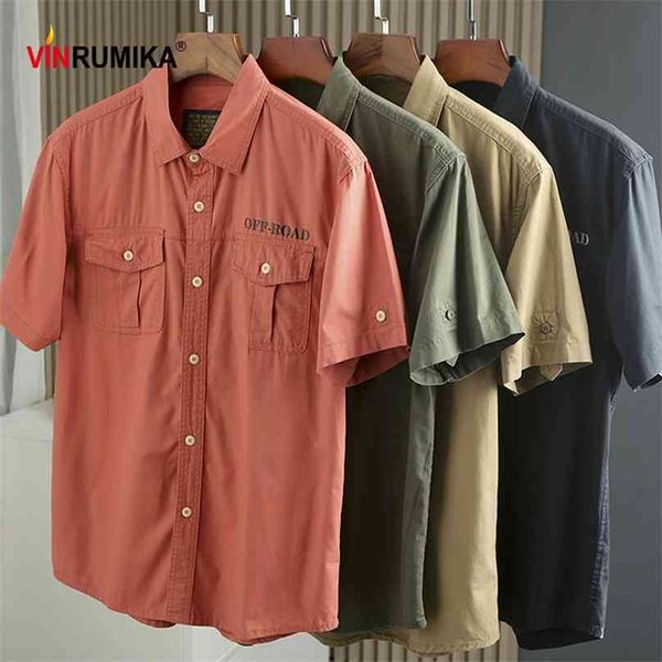 big size s-7xl men's summer 100% pure cotton casual style short sleeve shirt man khaki army green black blue loose shirts 210626, White;black
big size s-7xl men's summer 100% pure cotton casual style short sleeve shirt man khaki army green black blue loose shirts 210626, White;black