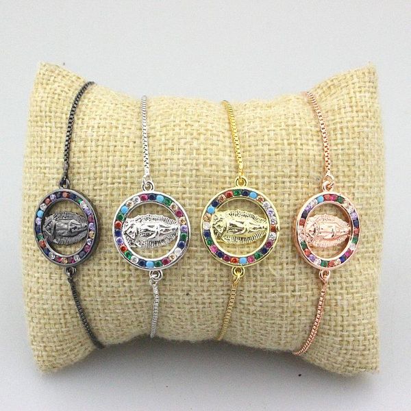 link, chain adjustable 10pcs/lot style cz charm bracelet, multi color cubic zircon religion accessories,handmade diy bracelet, Black
link, chain adjustable 10pcs/lot style cz charm bracelet, multi color cubic zircon religion accessories,handmade diy bracelet, Black
