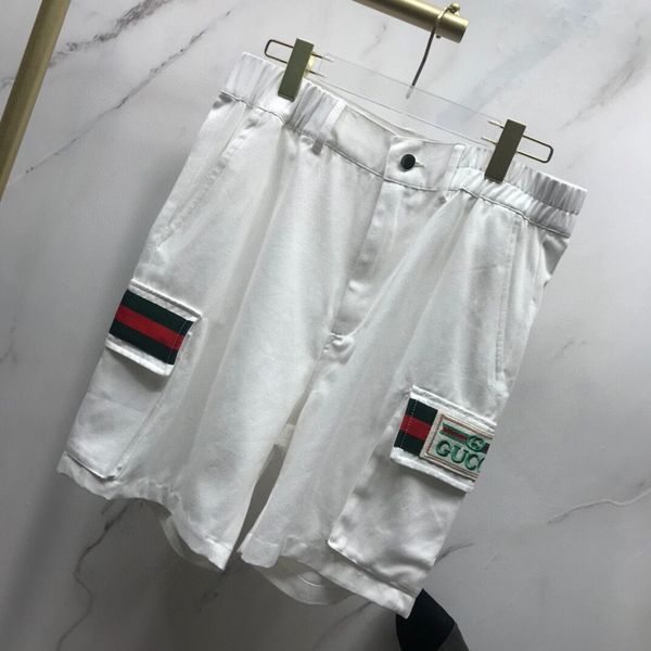 shorts in the spring of 2021, g family's jeans modified tered elastic white are same for men and women, White;black
shorts in the spring of 2021, g family's jeans modified tered elastic white are same for men and women, White;black