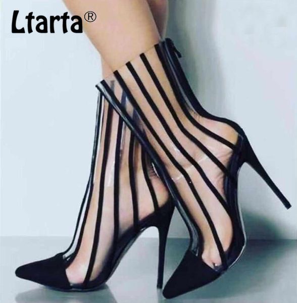 spring-summer-transparent simple comfortable 12.5cm high heel boots 35 42 large size heels cool sandals, Black
spring-summer-transparent simple comfortable 12.5cm high heel boots 35 42 large size heels cool sandals, Black
