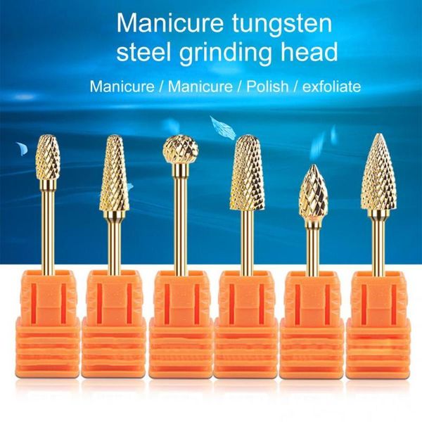 nail art equipment 50% tungsten steel drill bit gel polish removal milling pedicure manicure tool, Silver
nail art equipment 50% tungsten steel drill bit gel polish removal milling pedicure manicure tool, Silver