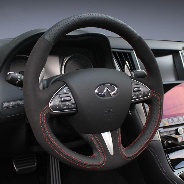 steering wheel covers for infiniti q50l q70 fx35 ex257 qx50 diy black suede leather special car interior cover
steering wheel covers for infiniti q50l q70 fx35 ex257 qx50 diy black suede leather special car interior cover
