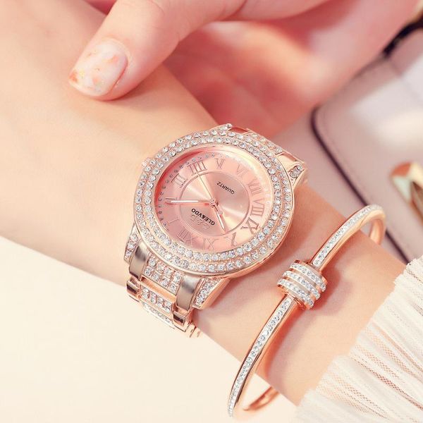 wristwatches luxury women quartz watch fashion casual ladies female gold crystal diamond for clock montre femme, Slivery;brown
wristwatches luxury women quartz watch fashion casual ladies female gold crystal diamond for clock montre femme, Slivery;brown