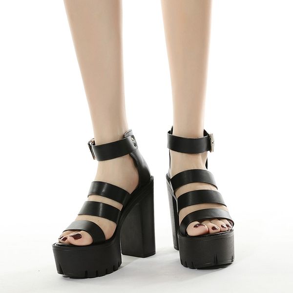 sandals 2021 platform wedges women fashion leather strap buckle narrow band high heels punk summer female shoes 34-42 31lz, Black
sandals 2021 platform wedges women fashion leather strap buckle narrow band high heels punk summer female shoes 34-42 31lz, Black