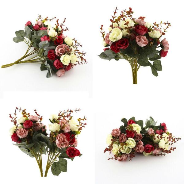 decorative flowers & wreaths 2 bouquets 42 head artifical rose silk flower bouquet home wedding decor garden decoration
decorative flowers & wreaths 2 bouquets 42 head artifical rose silk flower bouquet home wedding decor garden decoration