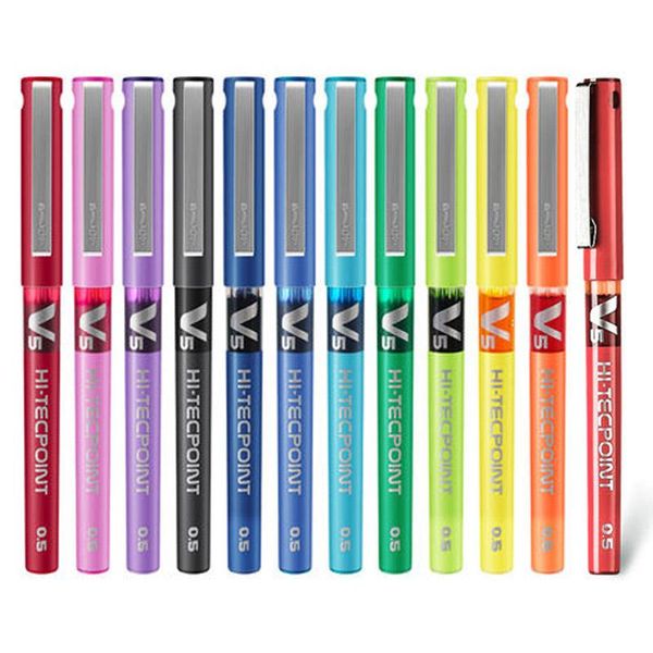 gel pens 12pcs pilot bx-v5 water-based straight liquid ink pen stylo kawaii office school 12color optional fine point tip 0.5mm
gel pens 12pcs pilot bx-v5 water-based straight liquid ink pen stylo kawaii office school 12color optional fine point tip 0.5mm