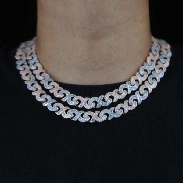 chokers iced out bling baguette cubic zirconia cz paved infinity miami cuban chain necklace hiphop menstwo tone plated fashion jewelry, Golden;silver
chokers iced out bling baguette cubic zirconia cz paved infinity miami cuban chain necklace hiphop menstwo tone plated fashion jewelry, Golden;silver