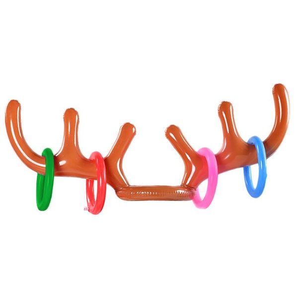 party decoration 10pcs reindeer toss game inflatable christmas antler ring novelty toys 1 antlers 4 rings for xmas holiday favors
party decoration 10pcs reindeer toss game inflatable christmas antler ring novelty toys 1 antlers 4 rings for xmas holiday favors
