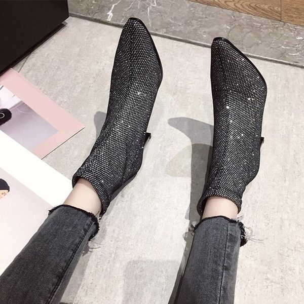 boots shoes women winter ankle short plush warm fashion sequined cloth bling ladies high heels woman footwear female, Black
boots shoes women winter ankle short plush warm fashion sequined cloth bling ladies high heels woman footwear female, Black