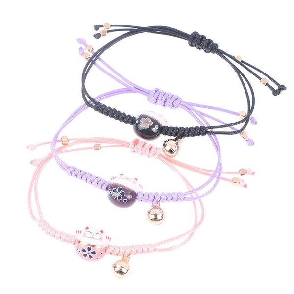 charm bracelets handmade adjustable colorful rope lucky cat bracelet for women girls tassel fashion bangles couple gifts, Golden;silver
charm bracelets handmade adjustable colorful rope lucky cat bracelet for women girls tassel fashion bangles couple gifts, Golden;silver
