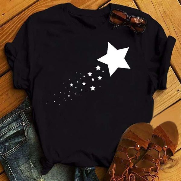 women's t-shirt maycaur woman star moon print harajuku summer tshirts casual round neck short slee tee shirt women black drop ship, White
women's t-shirt maycaur woman star moon print harajuku summer tshirts casual round neck short slee tee shirt women black drop ship, White