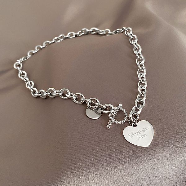 xianlan487 metal chain necklace female chain clavicle love ins hip-hop in new cool breeze light luxury small accessories, Silver
xianlan487 metal chain necklace female chain clavicle love ins hip-hop in new cool breeze light luxury small accessories, Silver