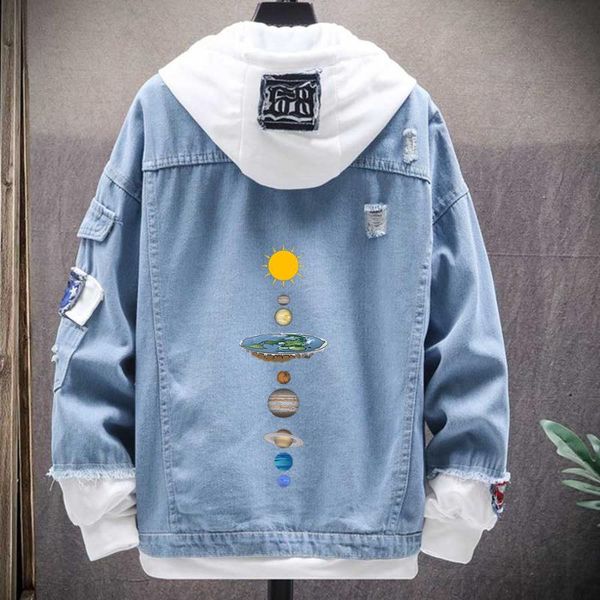 men's jackets the eight planets of solar system denim jacket men clothing spring autumn jean varsity cotton oversized outerwear, Black;brown
men's jackets the eight planets of solar system denim jacket men clothing spring autumn jean varsity cotton oversized outerwear, Black;brown