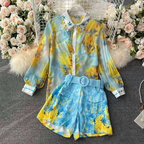 women's tracksuits women 2-piece suit shorts suits 2021 fashion tie-dye casual chic street elegant youth shirts and aq1055, Gray
women's tracksuits women 2-piece suit shorts suits 2021 fashion tie-dye casual chic street elegant youth shirts and aq1055, Gray