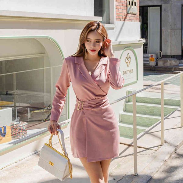 new arrivals autumn dress long-sleeved suit collar slim waist temperament fashion ladies ol small suit bag hip jacket female 210412, Black;gray
new arrivals autumn dress long-sleeved suit collar slim waist temperament fashion ladies ol small suit bag hip jacket female 210412, Black;gray