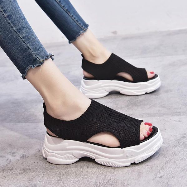 sandals 2021 shoes woman muffin thick-soled high with roman female fish mouth hollow tie women casual platform, Black
sandals 2021 shoes woman muffin thick-soled high with roman female fish mouth hollow tie women casual platform, Black