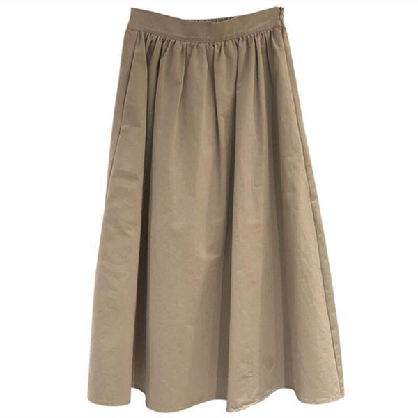 autumn women fashion retro high waist simple pure color puff skirt casual all-match long 210527, Black
autumn women fashion retro high waist simple pure color puff skirt casual all-match long 210527, Black