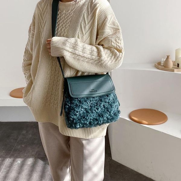 evening bags ladies shoulder bag designer letters plush messenger fashion lambswool luxury artificial fur small flip wallet
evening bags ladies shoulder bag designer letters plush messenger fashion lambswool luxury artificial fur small flip wallet