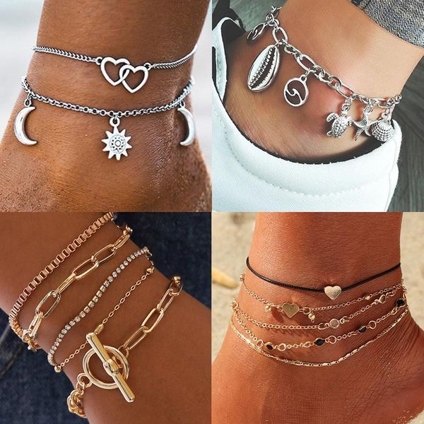 anklets fashion vintage ankle bracelets for women simple heart love charm beach boho accessories leg foot jewelry 2021 trendy, Red;blue
anklets fashion vintage ankle bracelets for women simple heart love charm beach boho accessories leg foot jewelry 2021 trendy, Red;blue