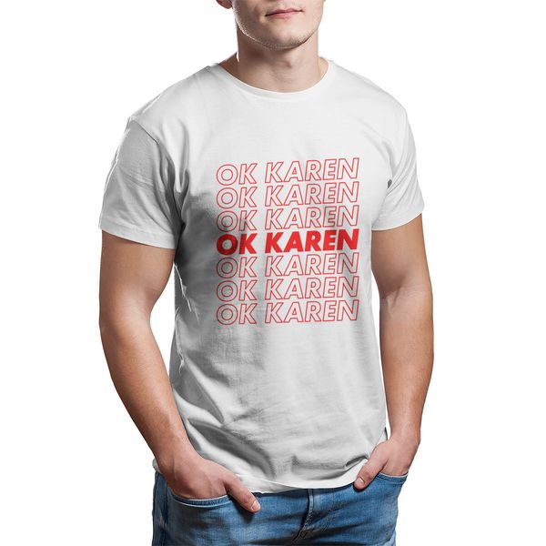 e-baihui men's t-shirts ok karen t-shirt fashion games vintage couples summer hip hop sleeve streetwear men clothing 32755, White;black
e-baihui men's t-shirts ok karen t-shirt fashion games vintage couples summer hip hop sleeve streetwear men clothing 32755, White;black