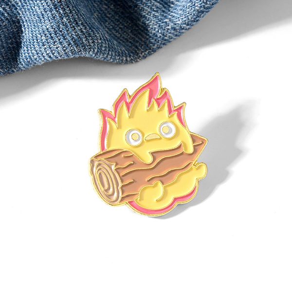 calcifer enamel pin custom japanese anime brooches fire elf badge for bag lapel pin buckle howl jewelry gift for friends, Blue
calcifer enamel pin custom japanese anime brooches fire elf badge for bag lapel pin buckle howl jewelry gift for friends, Blue