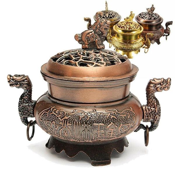 fragrance lamps double dragon hollow alloy cap censers holder living room incense burner
fragrance lamps double dragon hollow alloy cap censers holder living room incense burner
