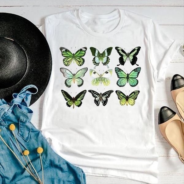 graphic butterfly cute plant womens t shirts short sleeve 90s fashion summer print female clothes tees, White
graphic butterfly cute plant womens t shirts short sleeve 90s fashion summer print female clothes tees, White