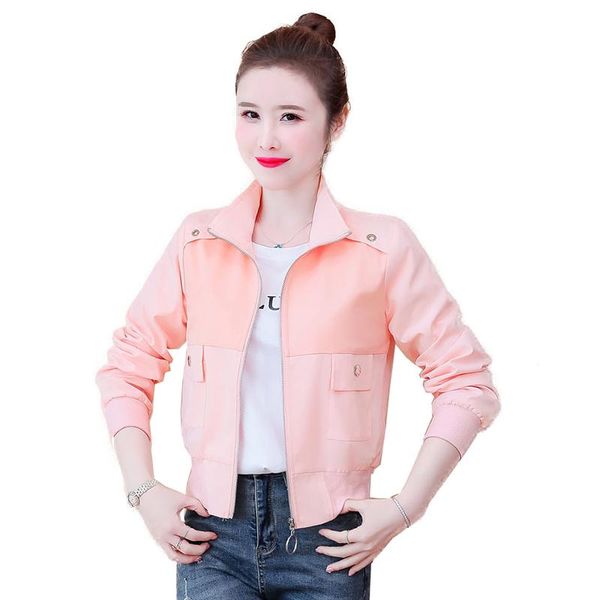 women's jackets lining women jacket spring autumn stand-collar short coat 2021 thread female baseball uniform outwear feminine a111, Black;brown
women's jackets lining women jacket spring autumn stand-collar short coat 2021 thread female baseball uniform outwear feminine a111, Black;brown