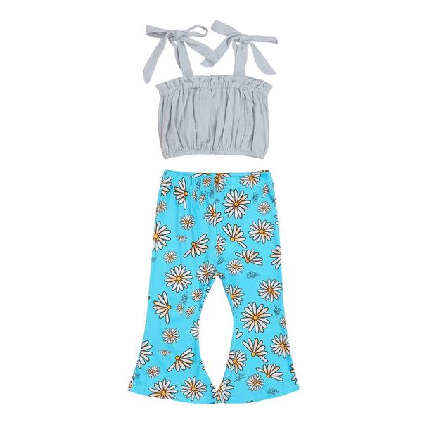 clothing sets opperiaya 2pcs baby girls outfit sweet style solid color sleeveless short suspender t-shirt floral print bell-bottomed pants, White
clothing sets opperiaya 2pcs baby girls outfit sweet style solid color sleeveless short suspender t-shirt floral print bell-bottomed pants, White