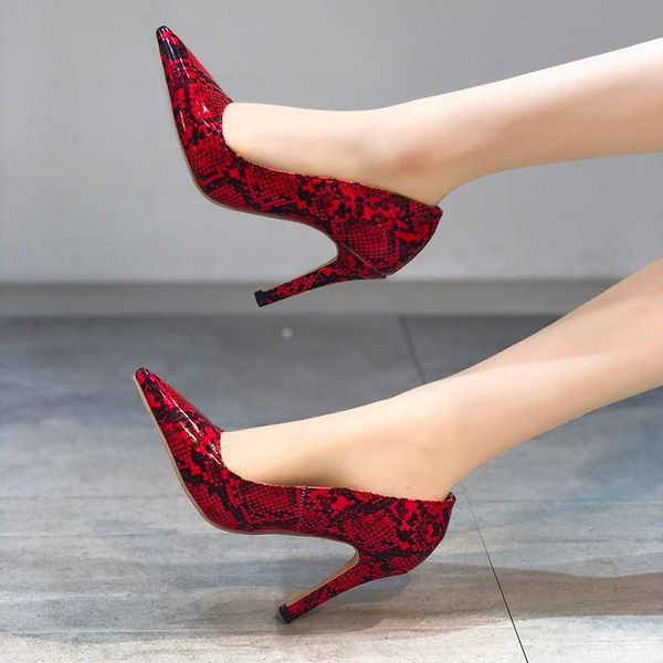 dress shoes 2021 snake print 12cm extreme high heel pointed toe women pumps valentine stiletto woman party evening heels for, Black
dress shoes 2021 snake print 12cm extreme high heel pointed toe women pumps valentine stiletto woman party evening heels for, Black