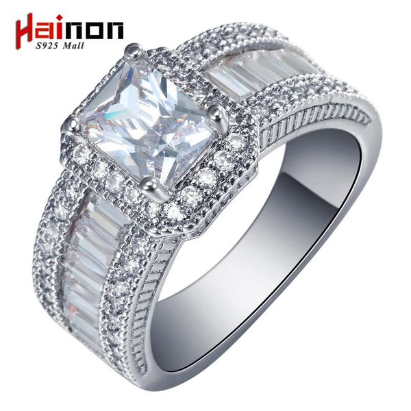 wedding rings 2021 square promise silver plated jewelry large size 7 8 9 white cubic zircon women engagement ring, Slivery;golden
wedding rings 2021 square promise silver plated jewelry large size 7 8 9 white cubic zircon women engagement ring, Slivery;golden