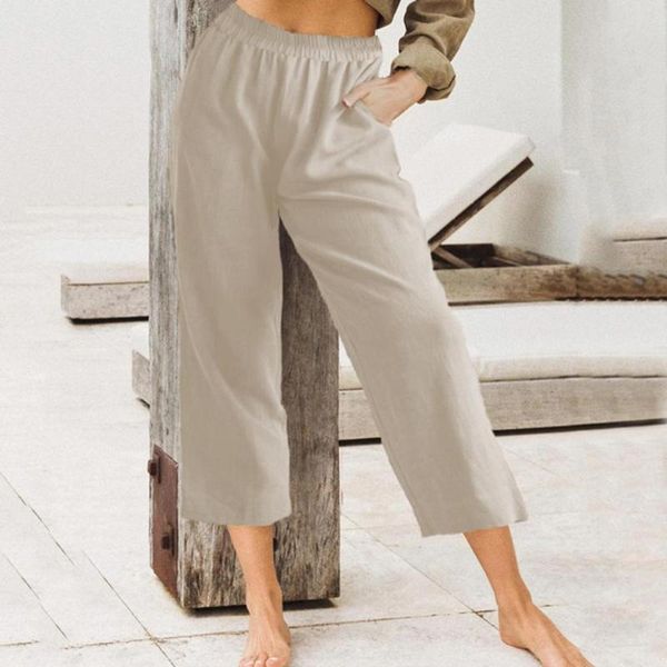 women's pants & capris loose trousers casual comfortable women clothing capri for work chic leisure solid color breathable cotton femal, Black;white
women's pants & capris loose trousers casual comfortable women clothing capri for work chic leisure solid color breathable cotton femal, Black;white