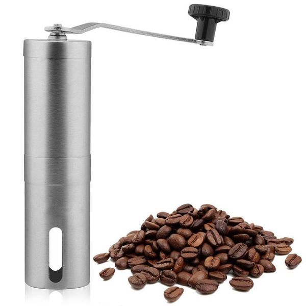 manual coffee grinders hand-operated machine stainless steel burr grinder conical pepper mill
manual coffee grinders hand-operated machine stainless steel burr grinder conical pepper mill