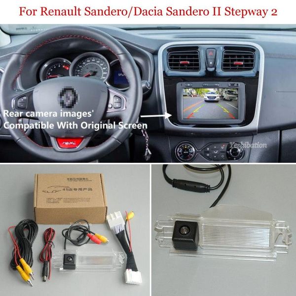 car rear view cameras& parking sensors back up reverse camera sets for sandero/dacia sandero ii stepway 2 2012~2021 original screen
car rear view cameras& parking sensors back up reverse camera sets for sandero/dacia sandero ii stepway 2 2012~2021 original screen