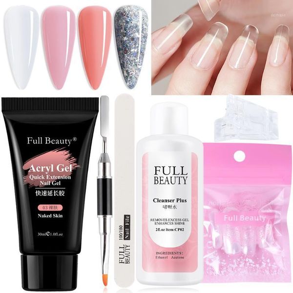 nail extension gel set 30ml poly building polish glitter acrygel quick uv builder forms acrylic brush manicure kit tr1901-a1, Red;pink
nail extension gel set 30ml poly building polish glitter acrygel quick uv builder forms acrylic brush manicure kit tr1901-a1, Red;pink