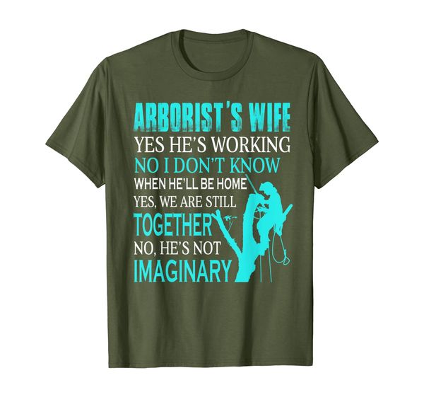 Funny Tree Climber Arborist Wife Women Yes He' Working T-Shirt, Mainly pictures
Funny Tree Climber Arborist Wife Women Yes He' Working T-Shirt, Mainly pictures