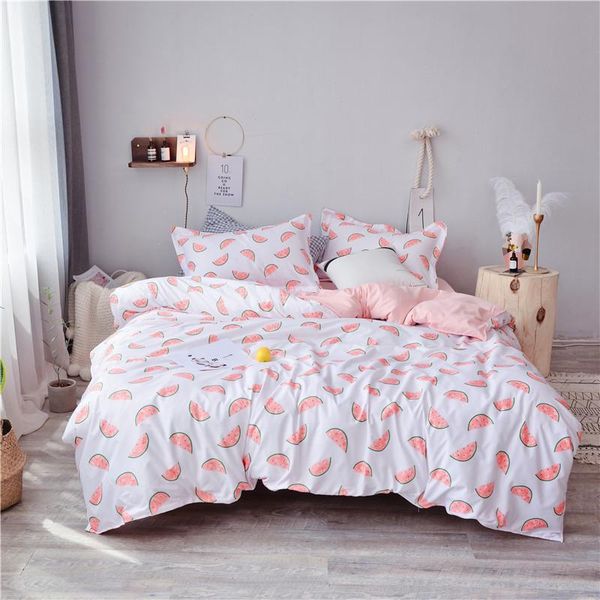 bedding sets 2021 home textile pink watermelon duvet cover sheet pillow case 3-4pcs girl kid woman linens set single double
bedding sets 2021 home textile pink watermelon duvet cover sheet pillow case 3-4pcs girl kid woman linens set single double