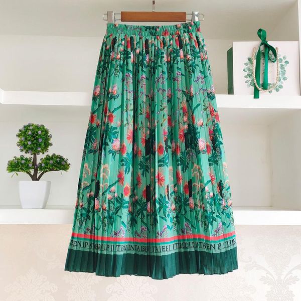 skirts women pleated skirt vintage printing midi high waist fashion good quality female clothing spring summer, Black
skirts women pleated skirt vintage printing midi high waist fashion good quality female clothing spring summer, Black