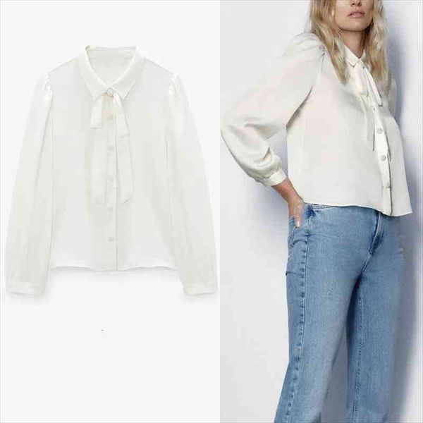 spring za ecru bow women blouses bejewlled button office long puff sleeve crop female casual feminine blouse, White
spring za ecru bow women blouses bejewlled button office long puff sleeve crop female casual feminine blouse, White