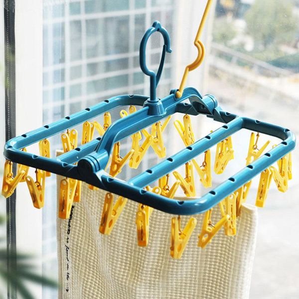 hangers & racks drying rack foldable household non-slip windproof hanger multifunctional hanging balcony with clip storage
hangers & racks drying rack foldable household non-slip windproof hanger multifunctional hanging balcony with clip storage