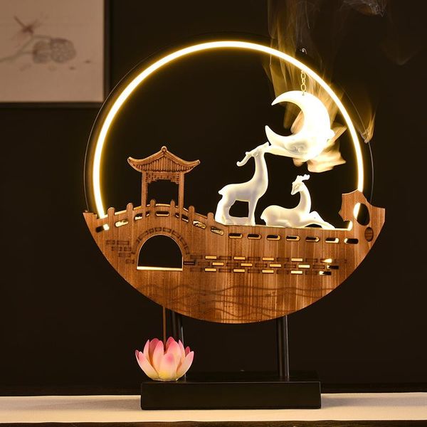 fragrance lamps large incense burner with chain arabic style led light backflow ceramic modern decoration zen encensoir buddha decor bk50xx
fragrance lamps large incense burner with chain arabic style led light backflow ceramic modern decoration zen encensoir buddha decor bk50xx