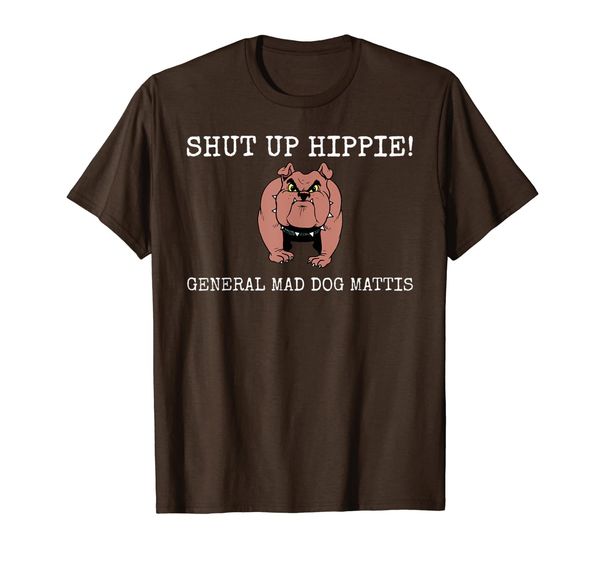 mad dog mattis shut up hippie, bulldog t-shirt, White;black
mad dog mattis shut up hippie, bulldog t-shirt, White;black