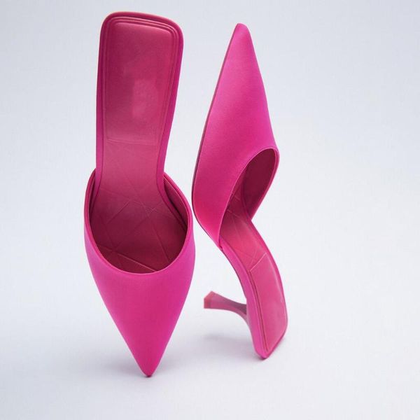 slippers women's spring and autumn red pointed toe stiletto heels women shoes, Black
slippers women's spring and autumn red pointed toe stiletto heels women shoes, Black