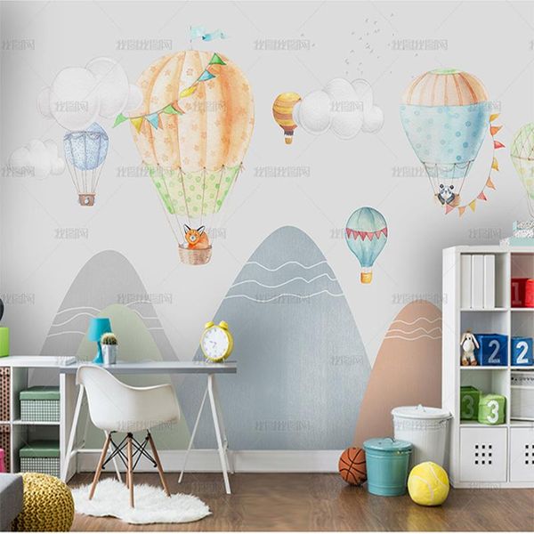 wallpapers modern simple hand painted children's room air balloon mountain girl boy bedroom wallpaper cartoon mural 3d wall cloth
wallpapers modern simple hand painted children's room air balloon mountain girl boy bedroom wallpaper cartoon mural 3d wall cloth