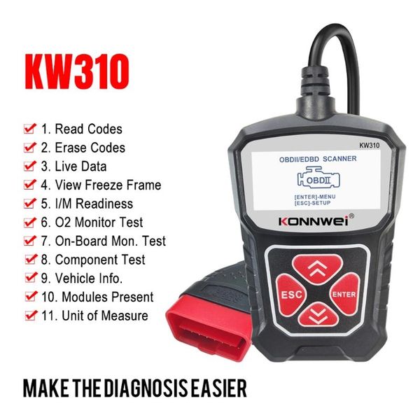 code readers & scan tools kw310 obd2 car diagnostic scanner automotive for reader tool
code readers & scan tools kw310 obd2 car diagnostic scanner automotive for reader tool