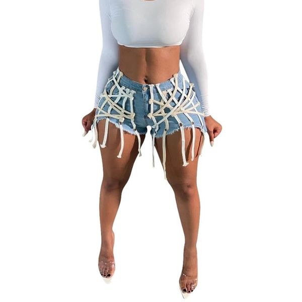 women's shorts women denim 2021 summer light blue high waist bottom club party activewear outfits bandage short jeans, White;black
women's shorts women denim 2021 summer light blue high waist bottom club party activewear outfits bandage short jeans, White;black